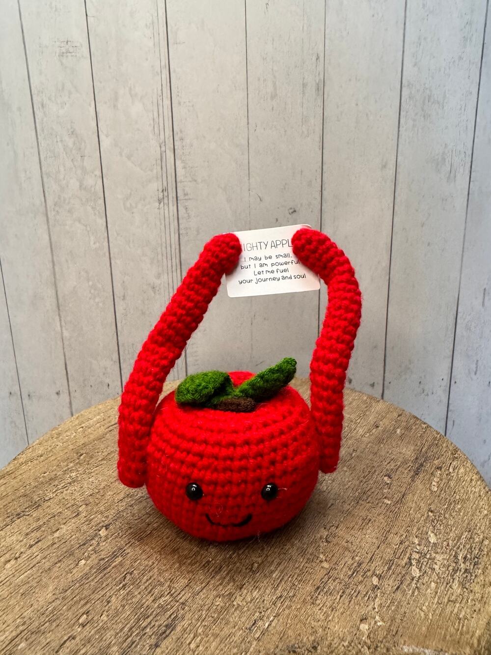 Cute Crochet Desk Apple Encouragement Cute Apples Crochet Gift